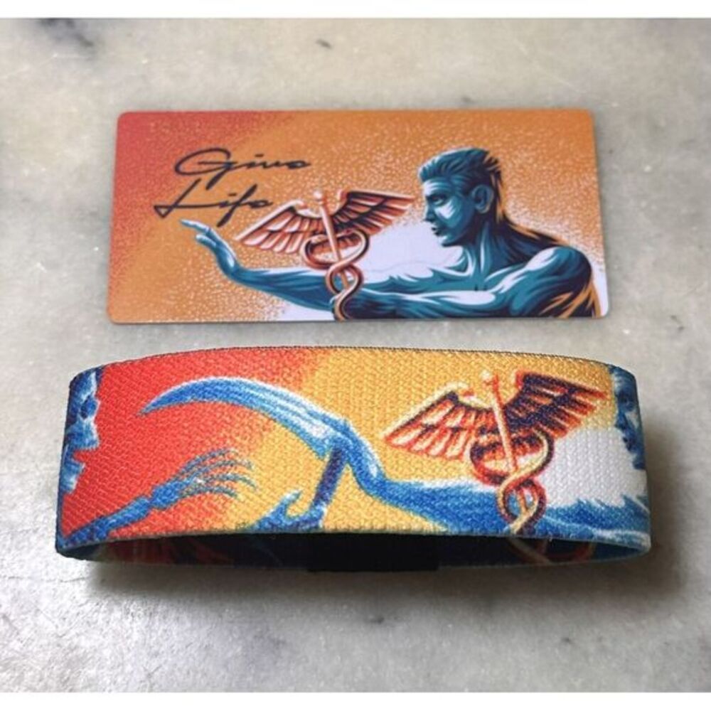 ZOX Give Life EMT Firefighter RN LPN CNA Police First Responder Band Bracelet